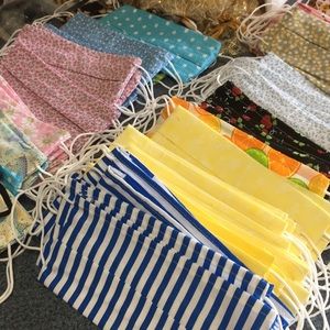 Assorted 100% Cotton Face Masks